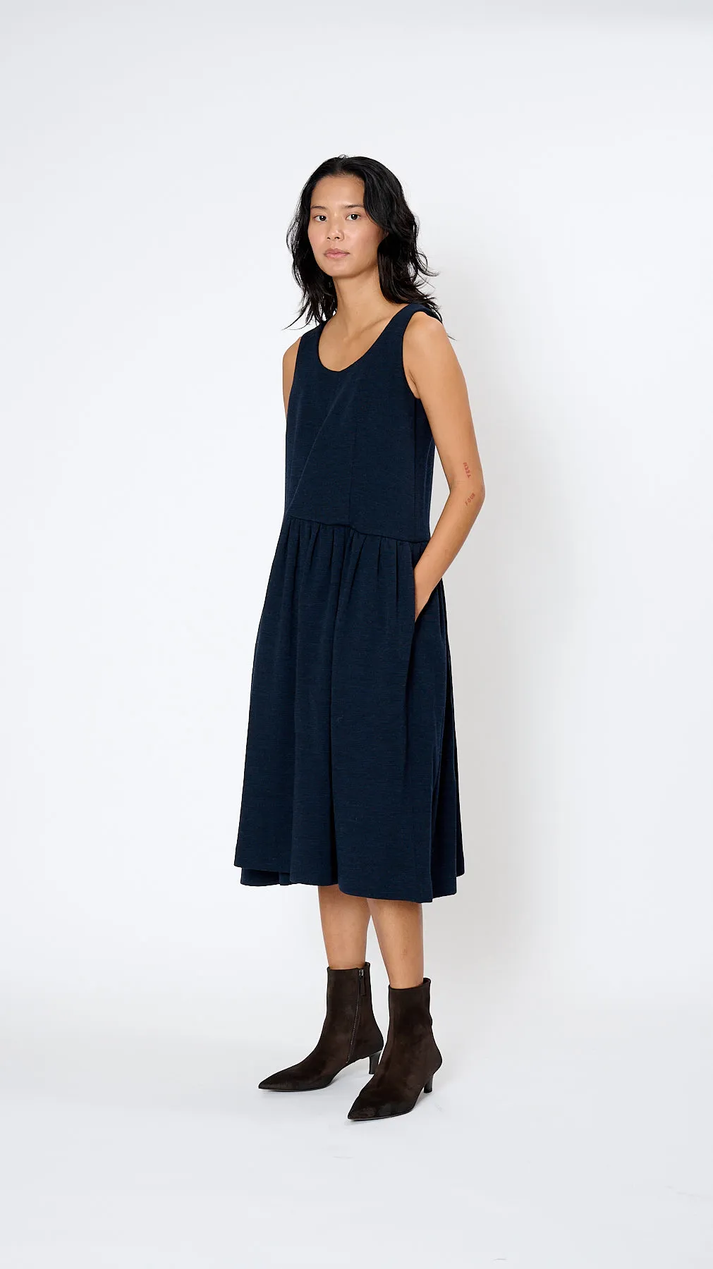 Jumper Dress in Navy