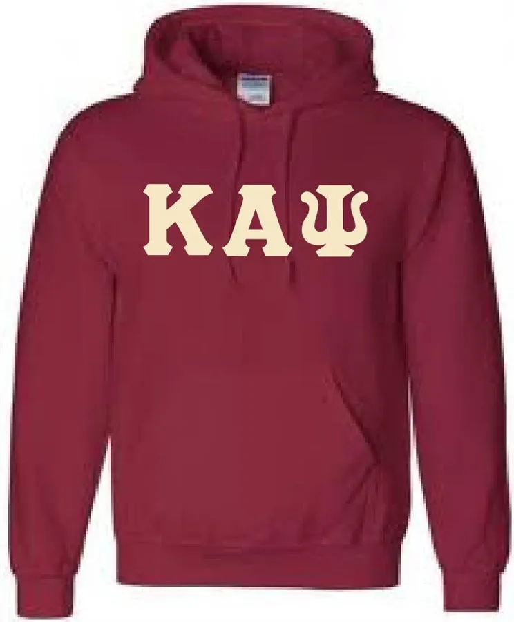 Kappa Alpha Psi - Embroidered Single Layer KAY Pullover Hoodie Sweatshirt