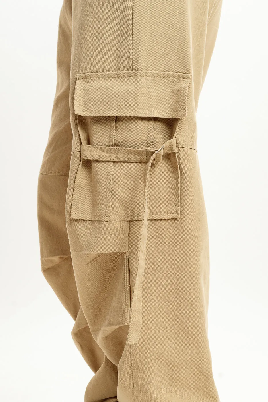 Khaki Street Style Cargo Pant