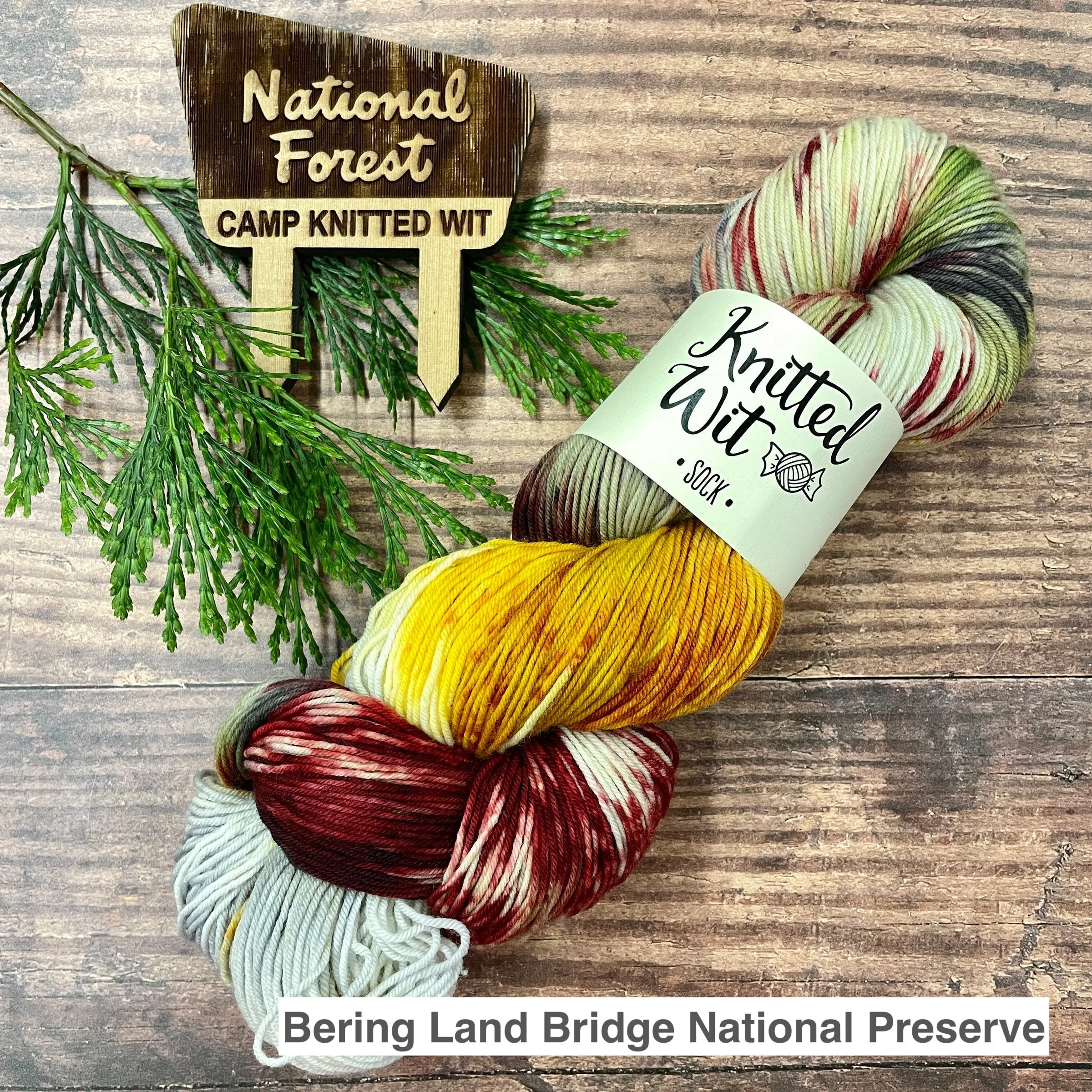 Knitted Wit Sock, National Parks