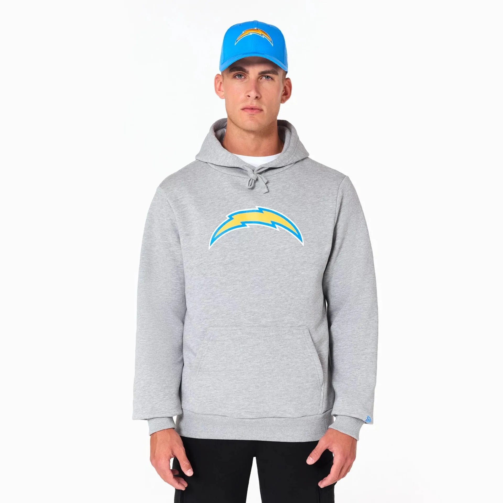 LA Chargers NFL Grey Pullover Hoodie