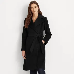 Lauren Ralph Lauren Belted Wool-Blend Wrap Coat