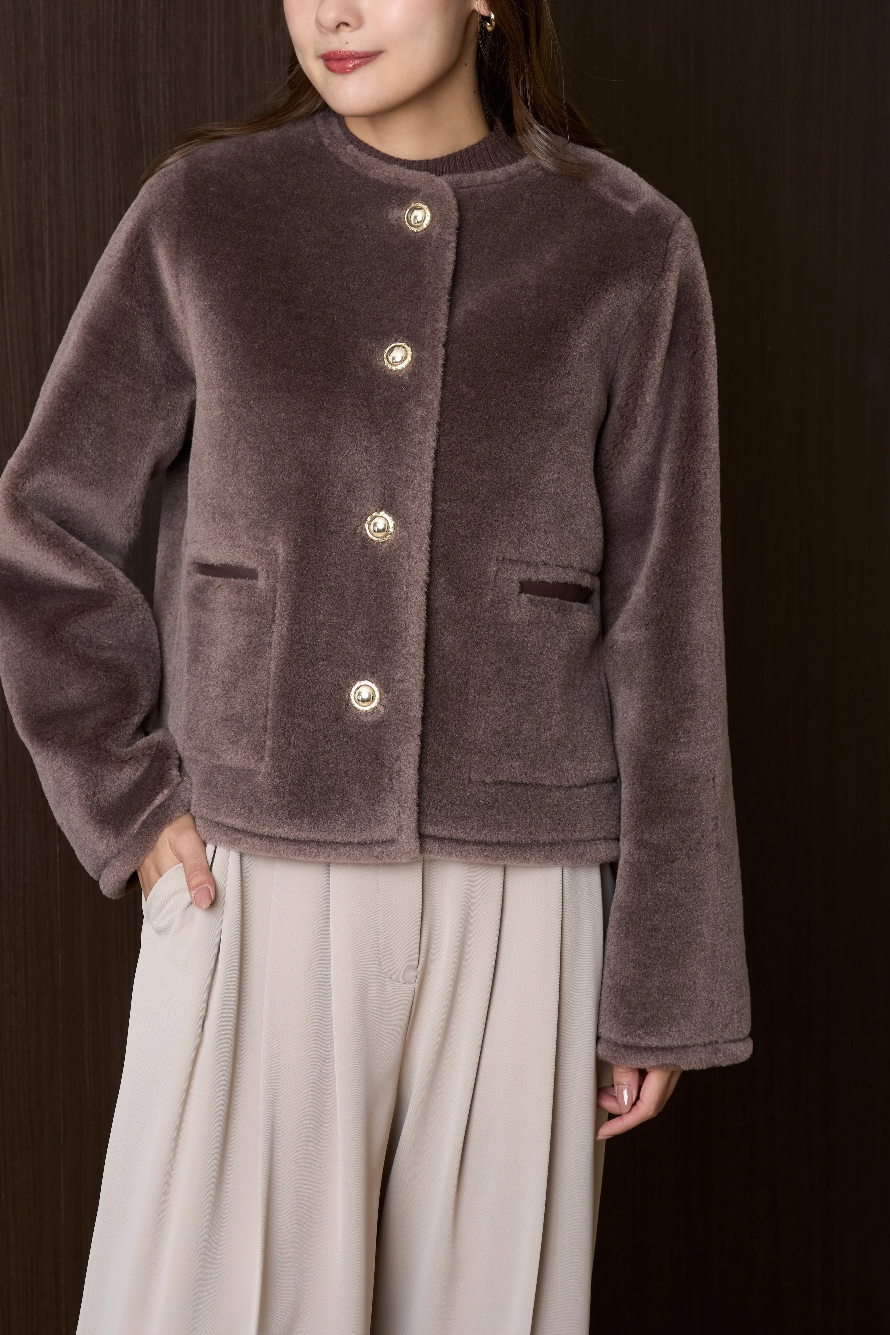 Lausanne Wool Short Coat