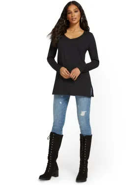 Long-Sleeve Perfect Tunic Top