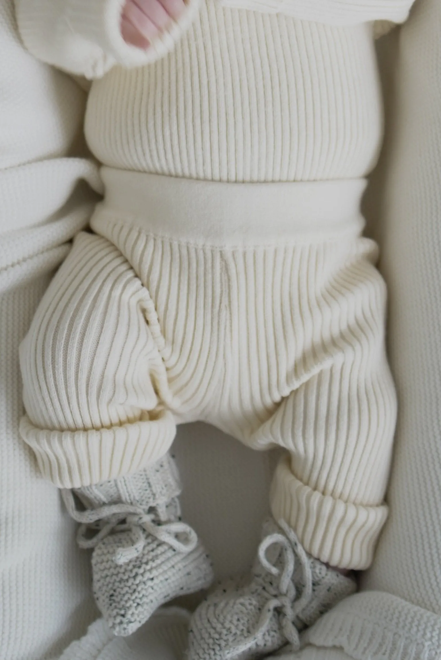 Luna   Luca Baby Rib Legging| Cream