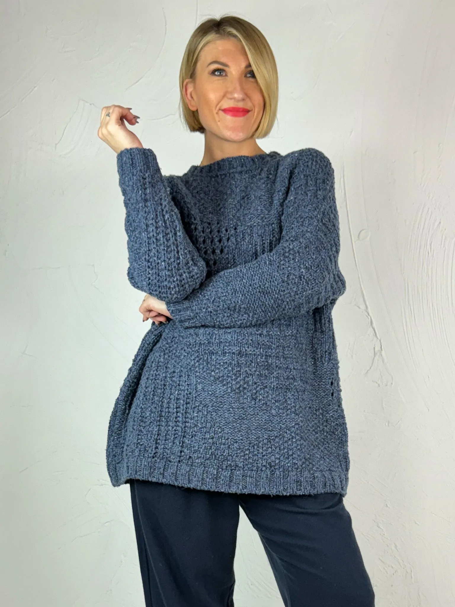 Lurdes Bergada Textured Woolly Jumper 844 - 3 Colours