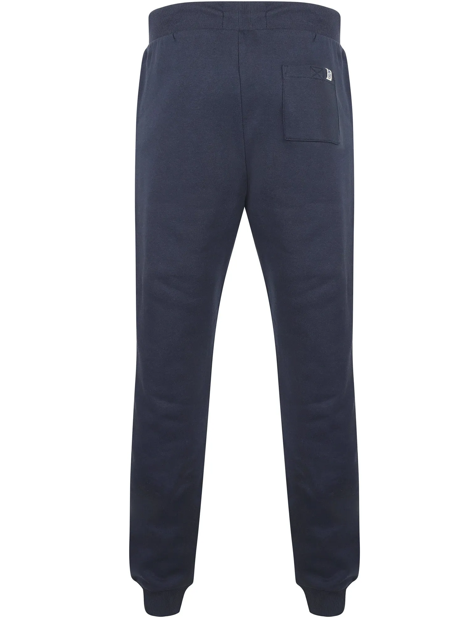 Mast Brush Back Fleece Cuffed Joggers In Midnight Blue - South Shore