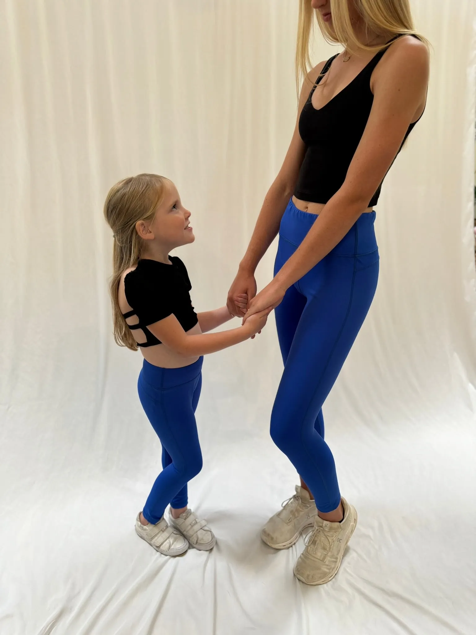 Matching Mommy and Me Leggings Set: Bright Color Collection