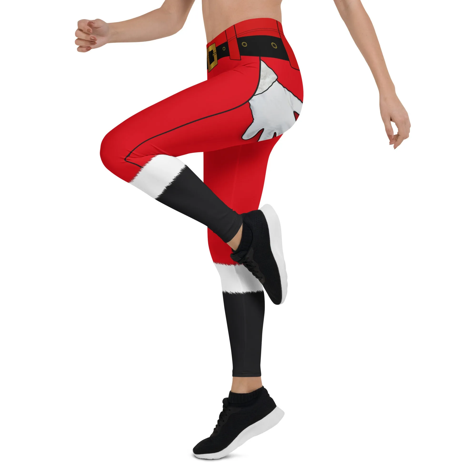 Naughty Santa Outfit Leggings