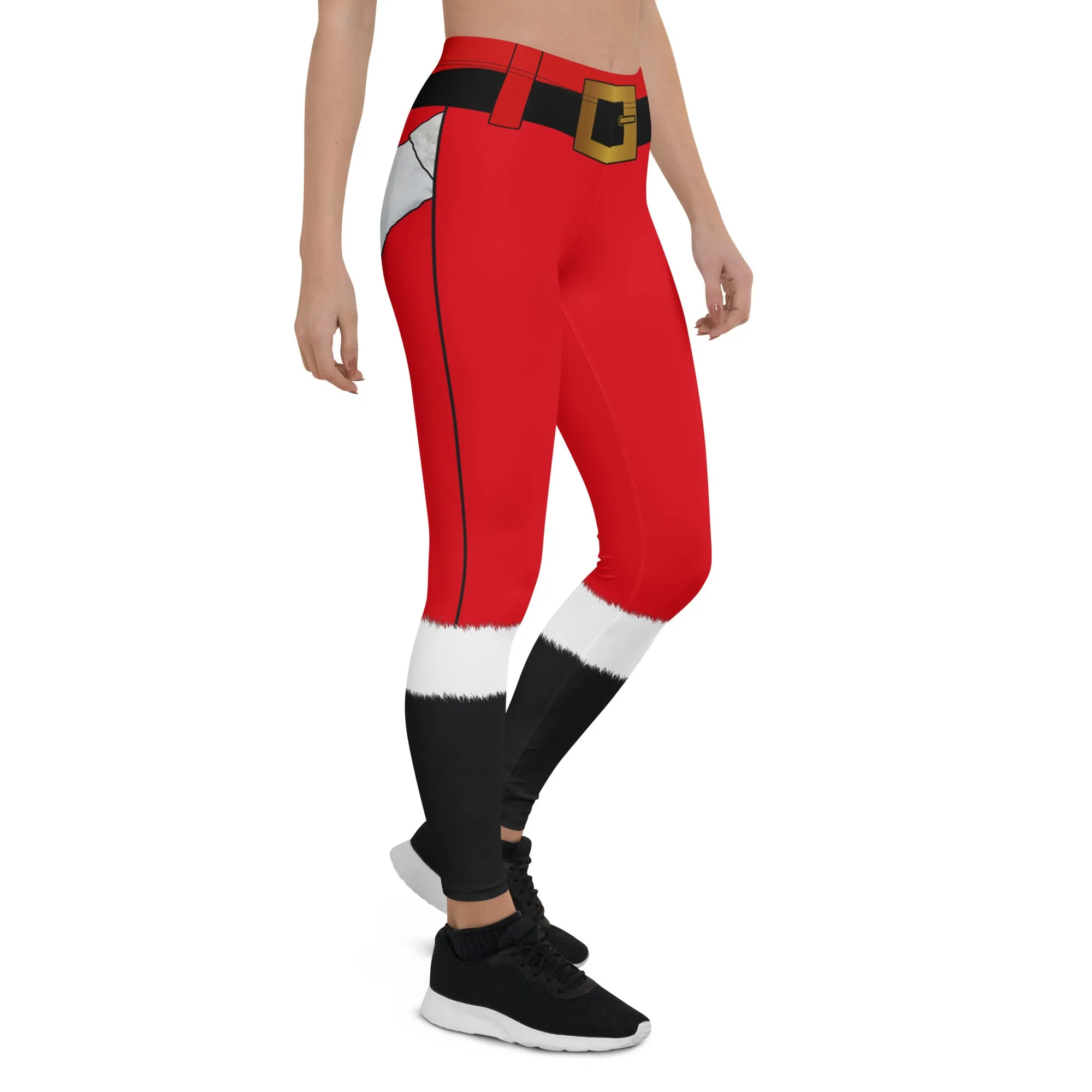 Naughty Santa Outfit Leggings