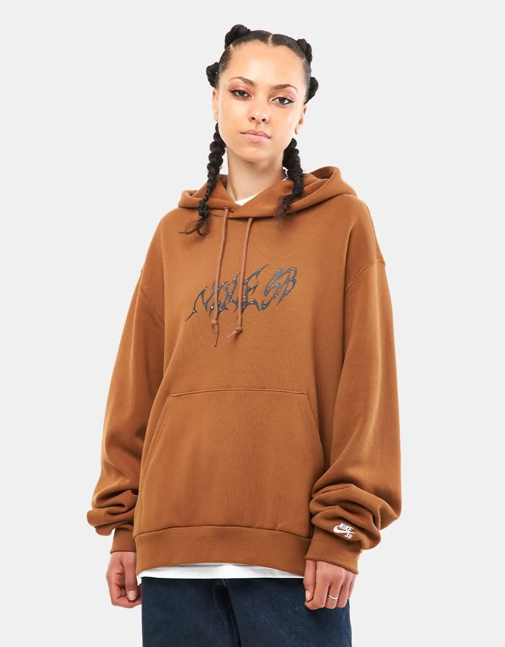 Nike SB Stallion Pullover Hoodie - Light British Tan/White