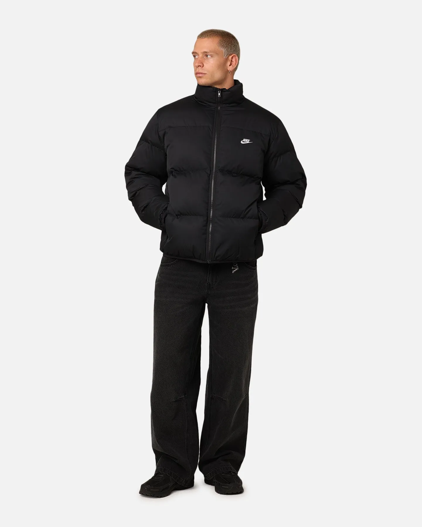 Nike Sportswear Club Puffer Jacket Black/White