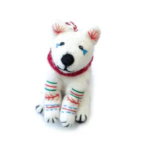 Nita The Polar Bear Eco Ornament