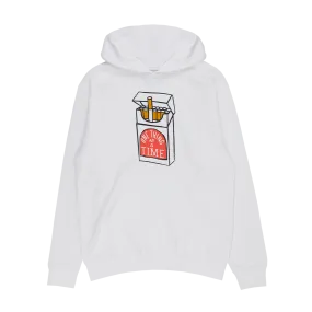 One Thing At A Time White Hoodie