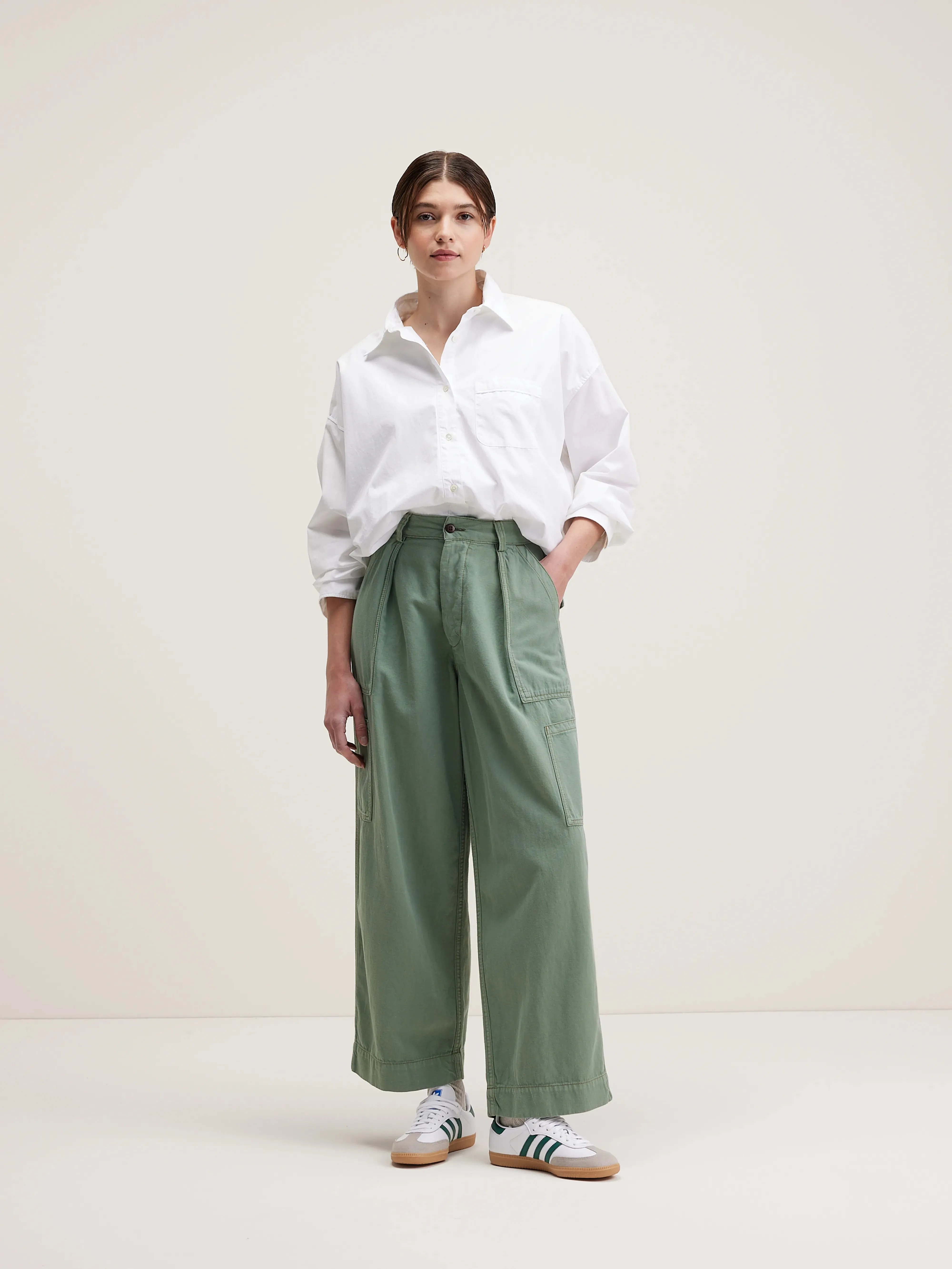 Pepin cargo trousers (242 / W / EUCALYPTUS)