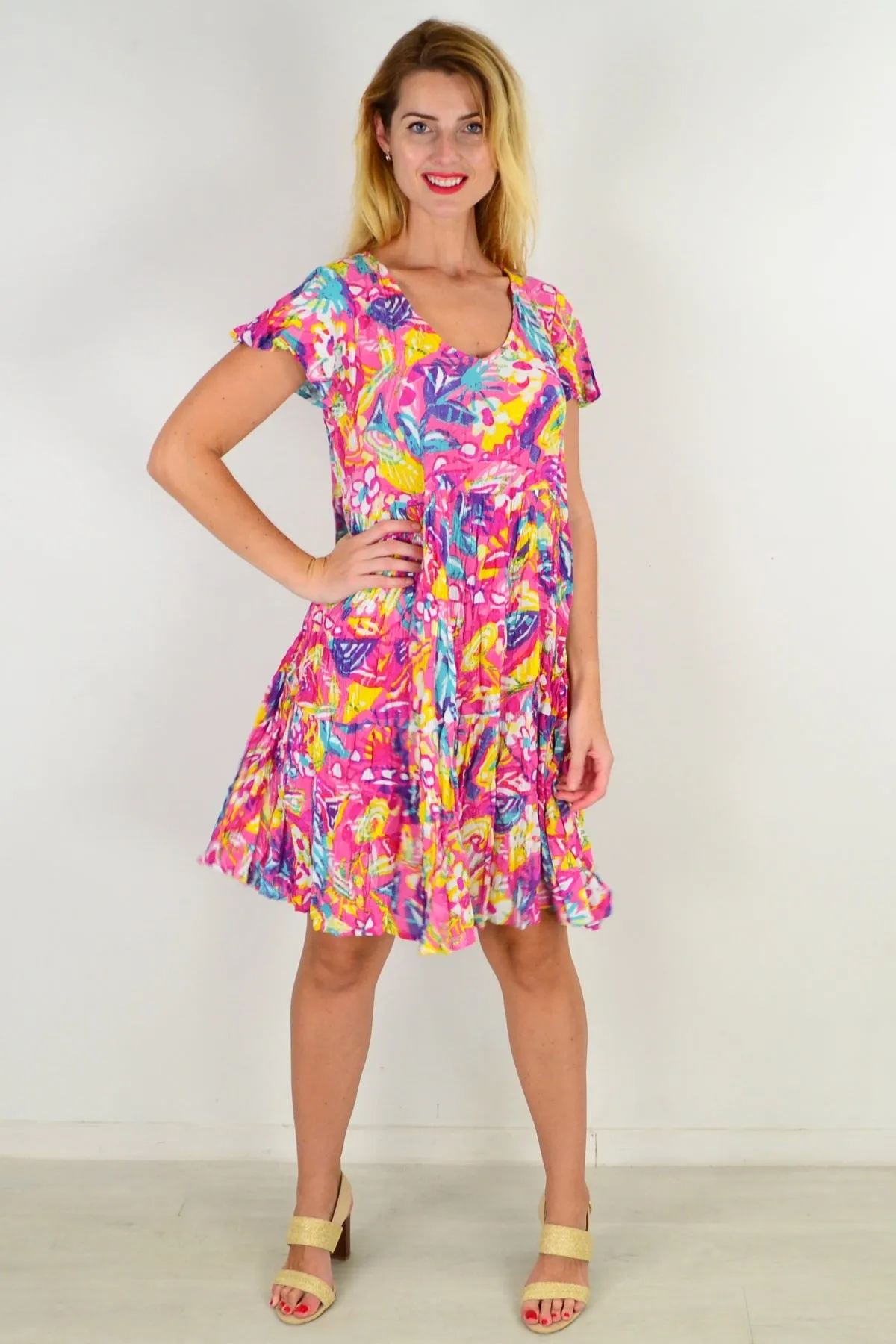 Pink Fly Away Tunic Dress