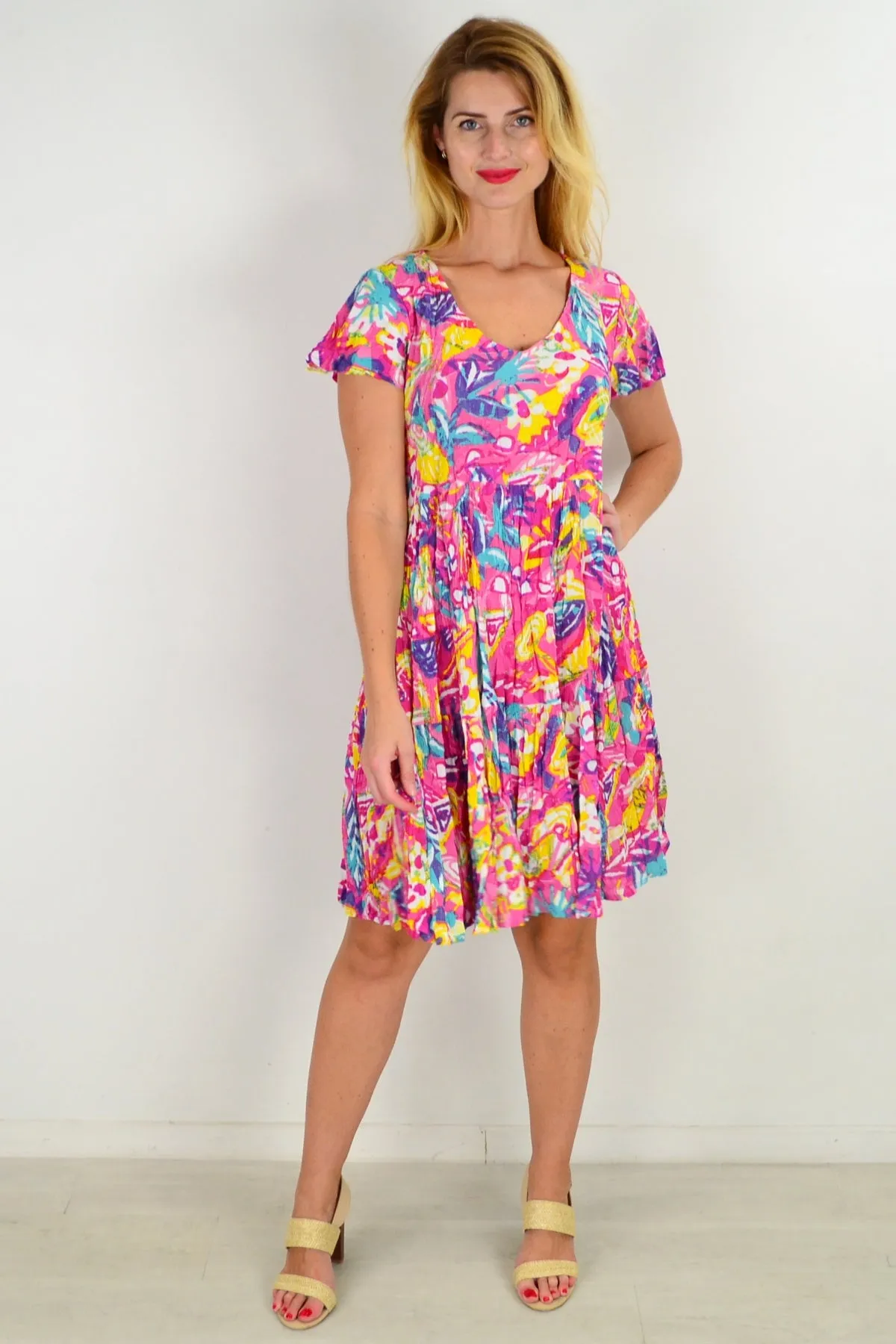 Pink Fly Away Tunic Dress