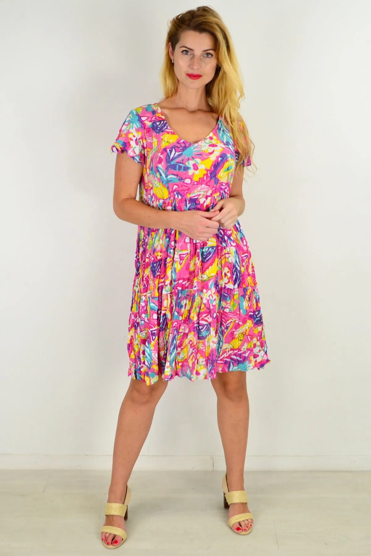 Pink Fly Away Tunic Dress