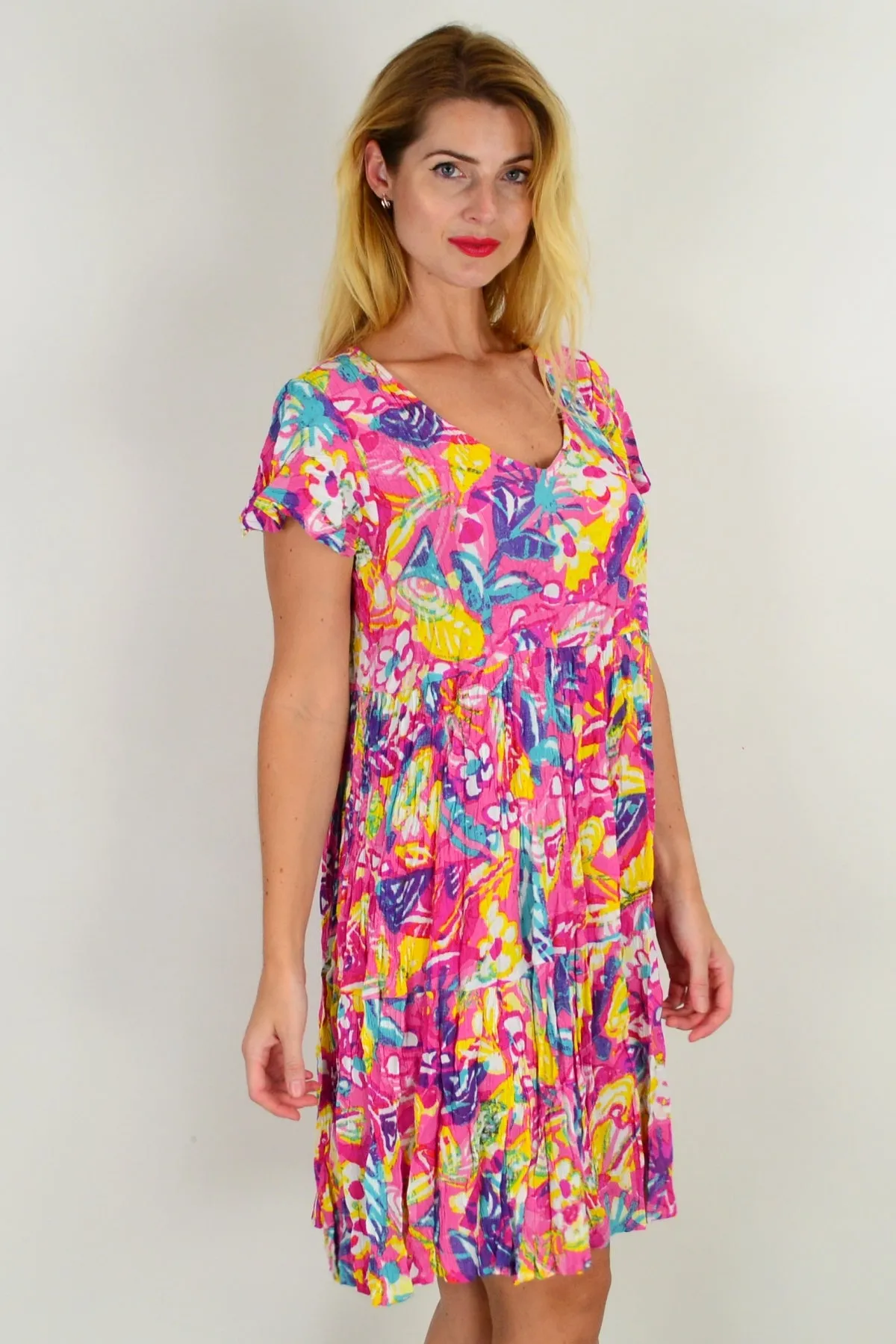 Pink Fly Away Tunic Dress