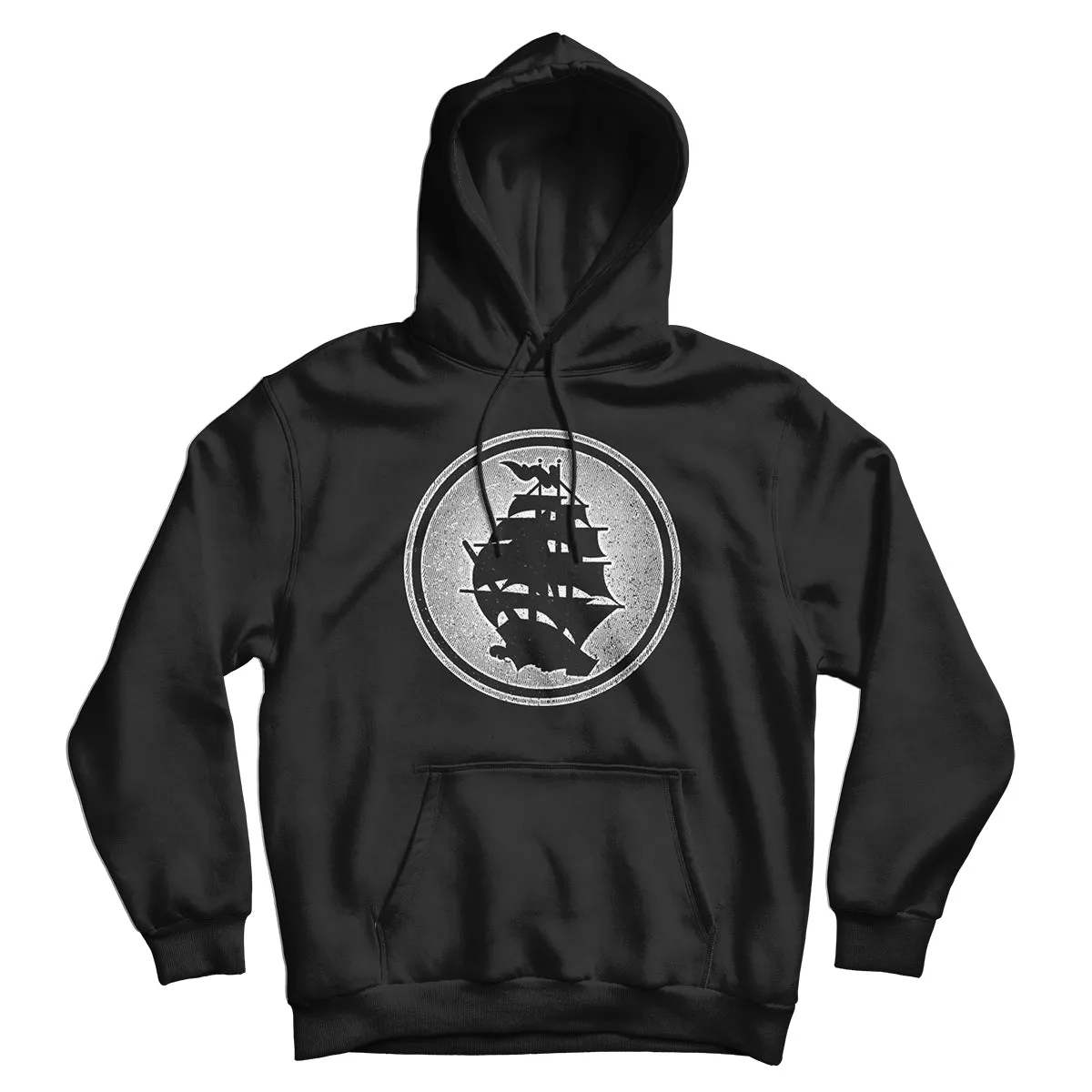 Pirates Press - Circle Logo - Black - Pullover Hoodie