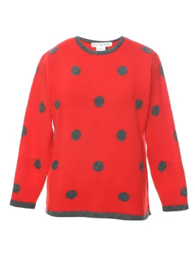 Polka Dot  Jumper - L