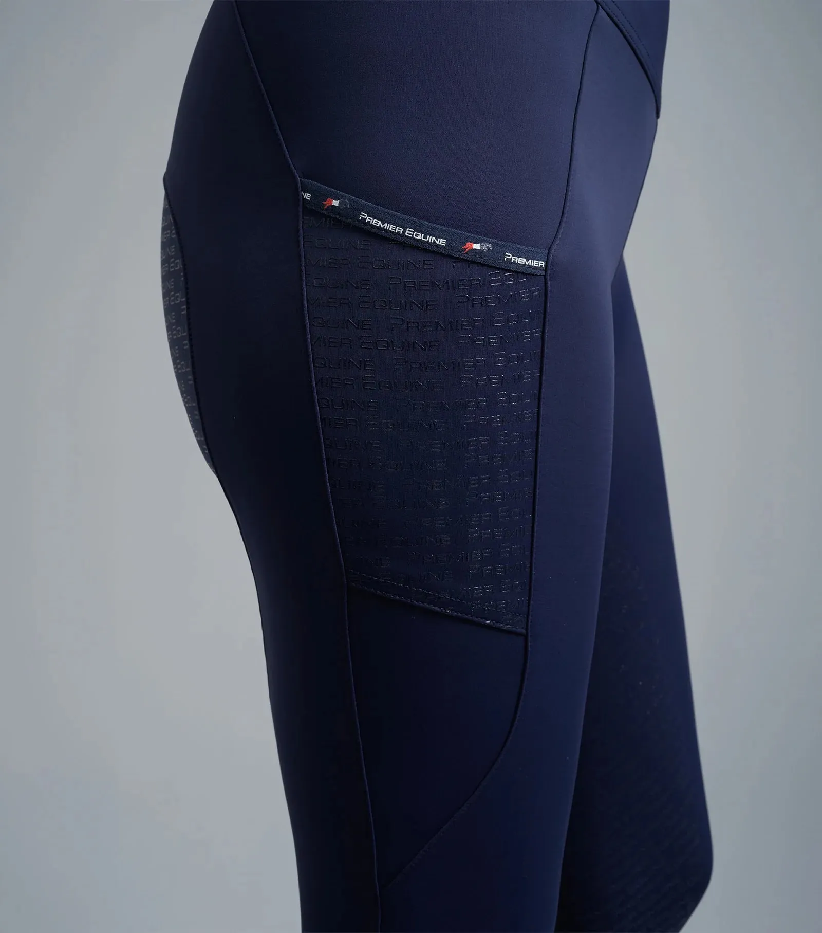 Premier Equine Aporia Ladies Riding Tights (navy or black - high waisted)