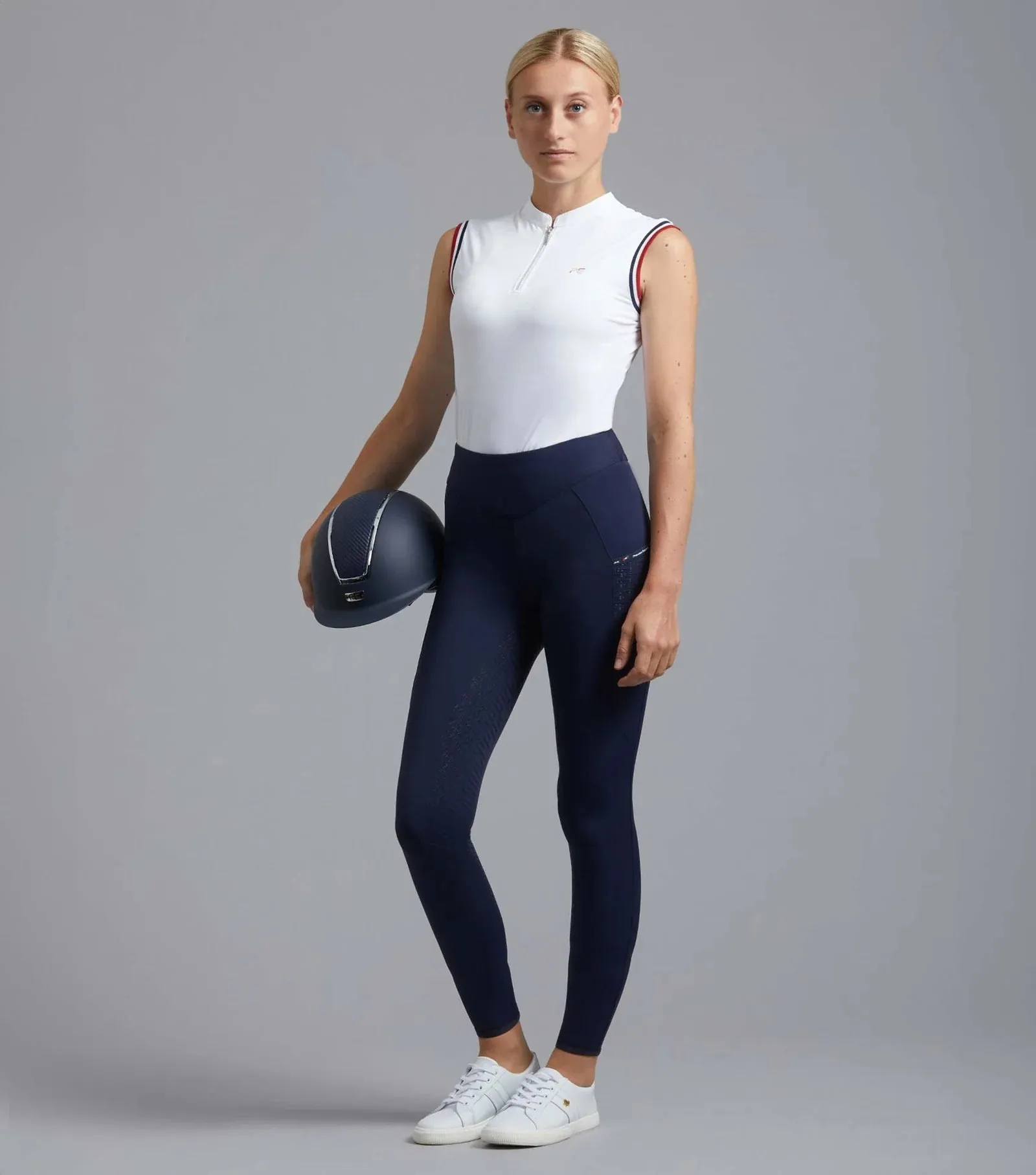 Premier Equine Aporia Ladies Riding Tights (navy or black - high waisted)