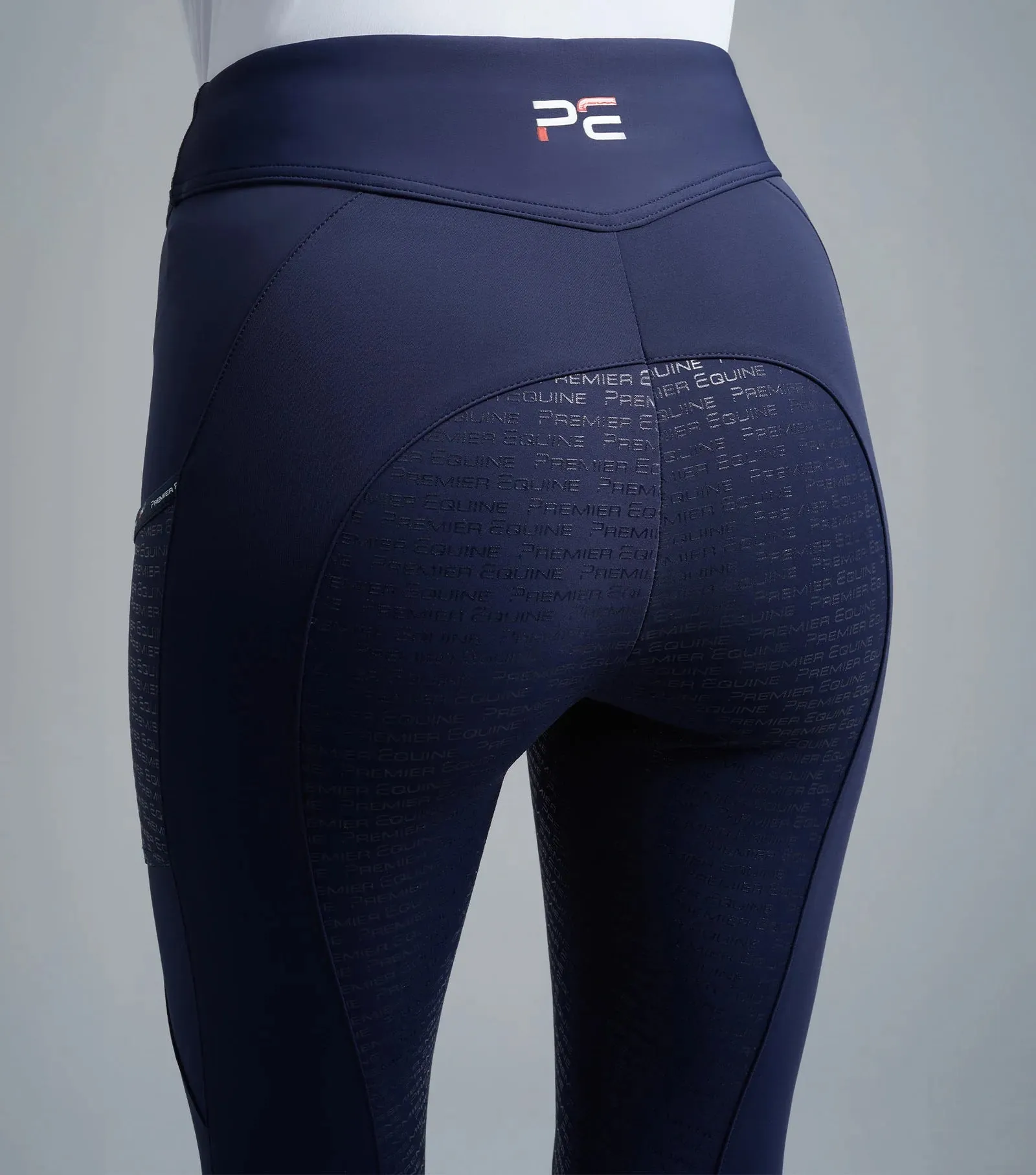 Premier Equine Aporia Ladies Riding Tights (navy or black - high waisted)