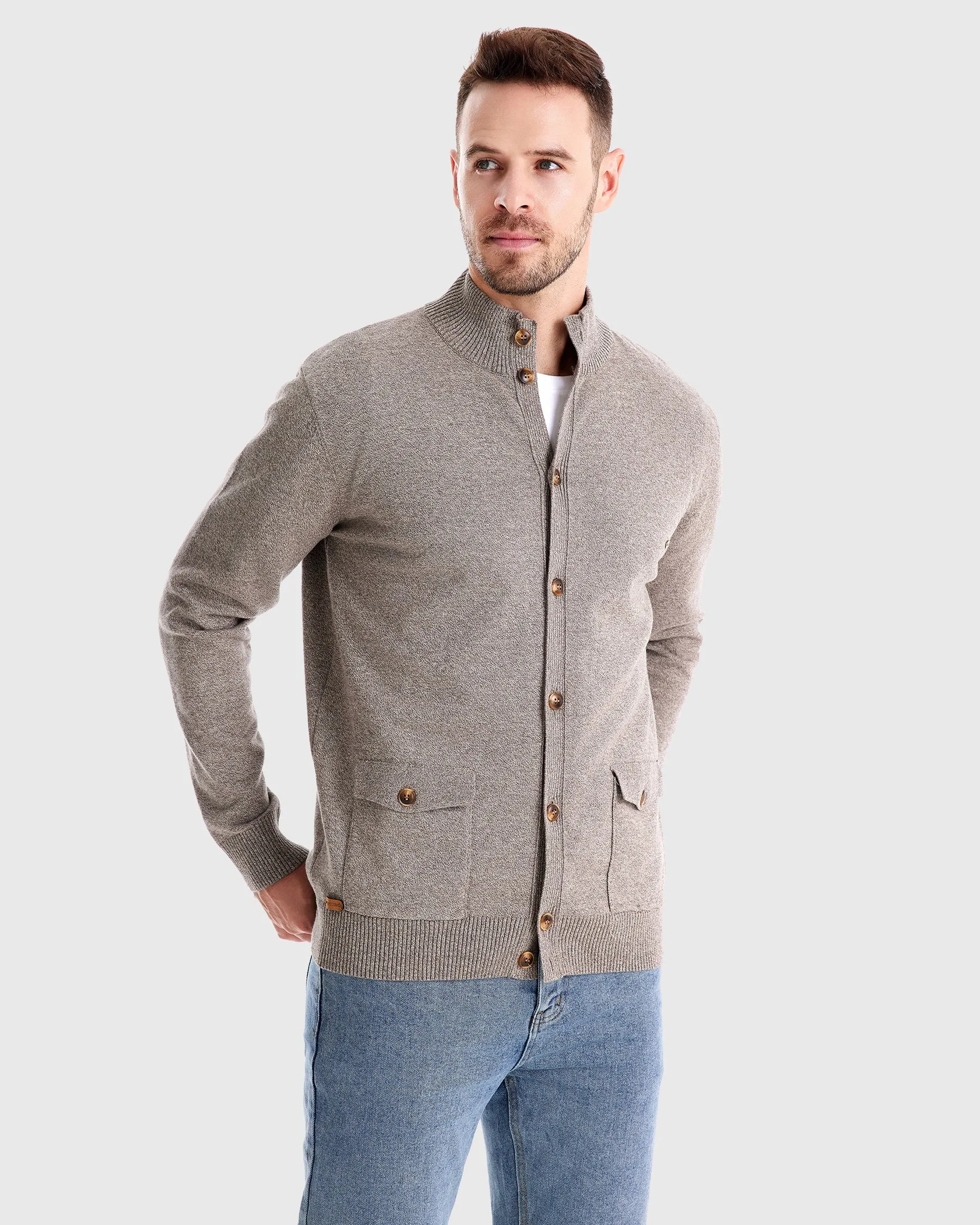 Premium Button-Up Cardigan