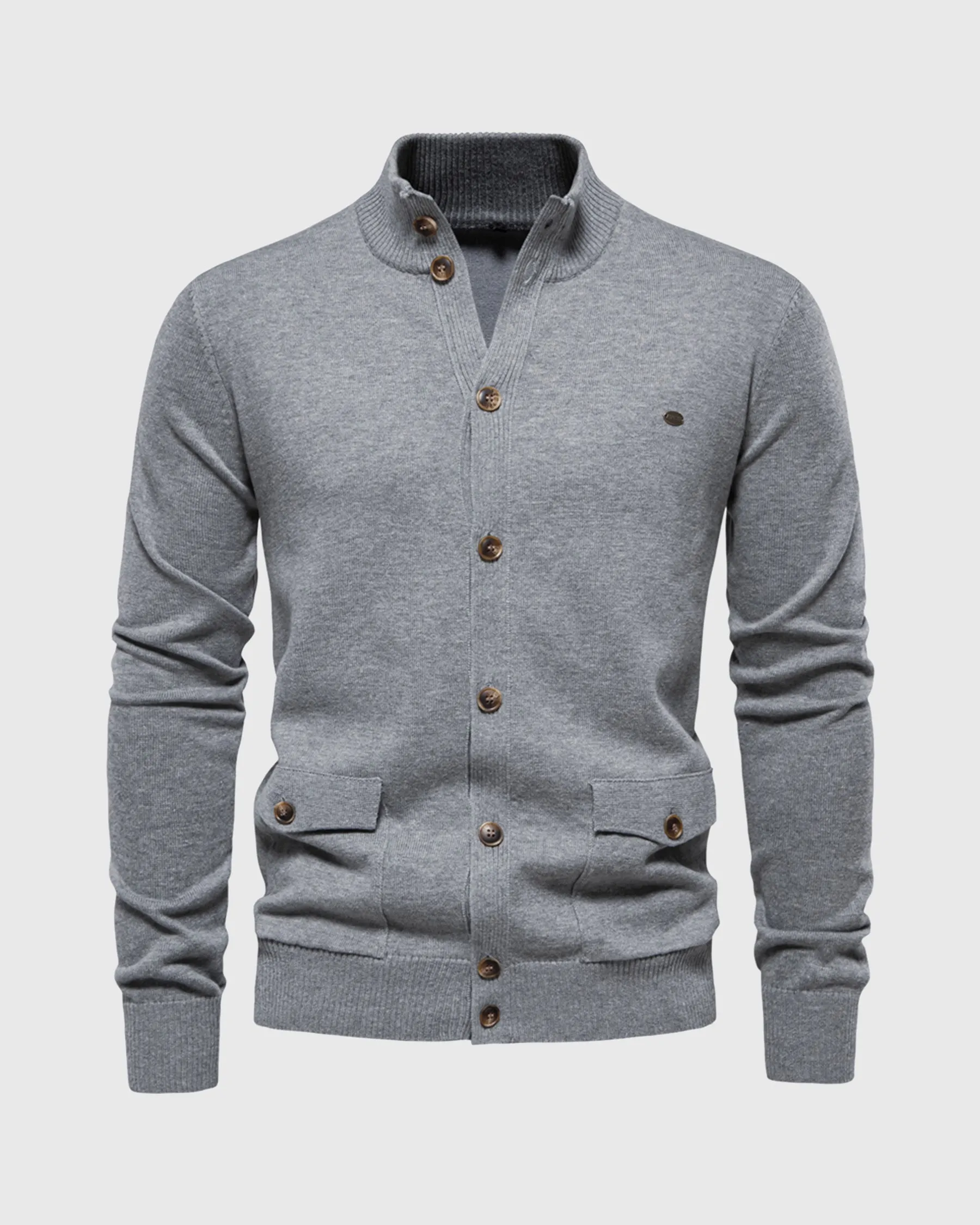 Premium Button-Up Cardigan