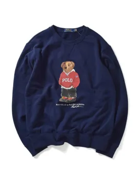 Ralph Lauren Polo Bear Crewneck Sweatshirt Navy