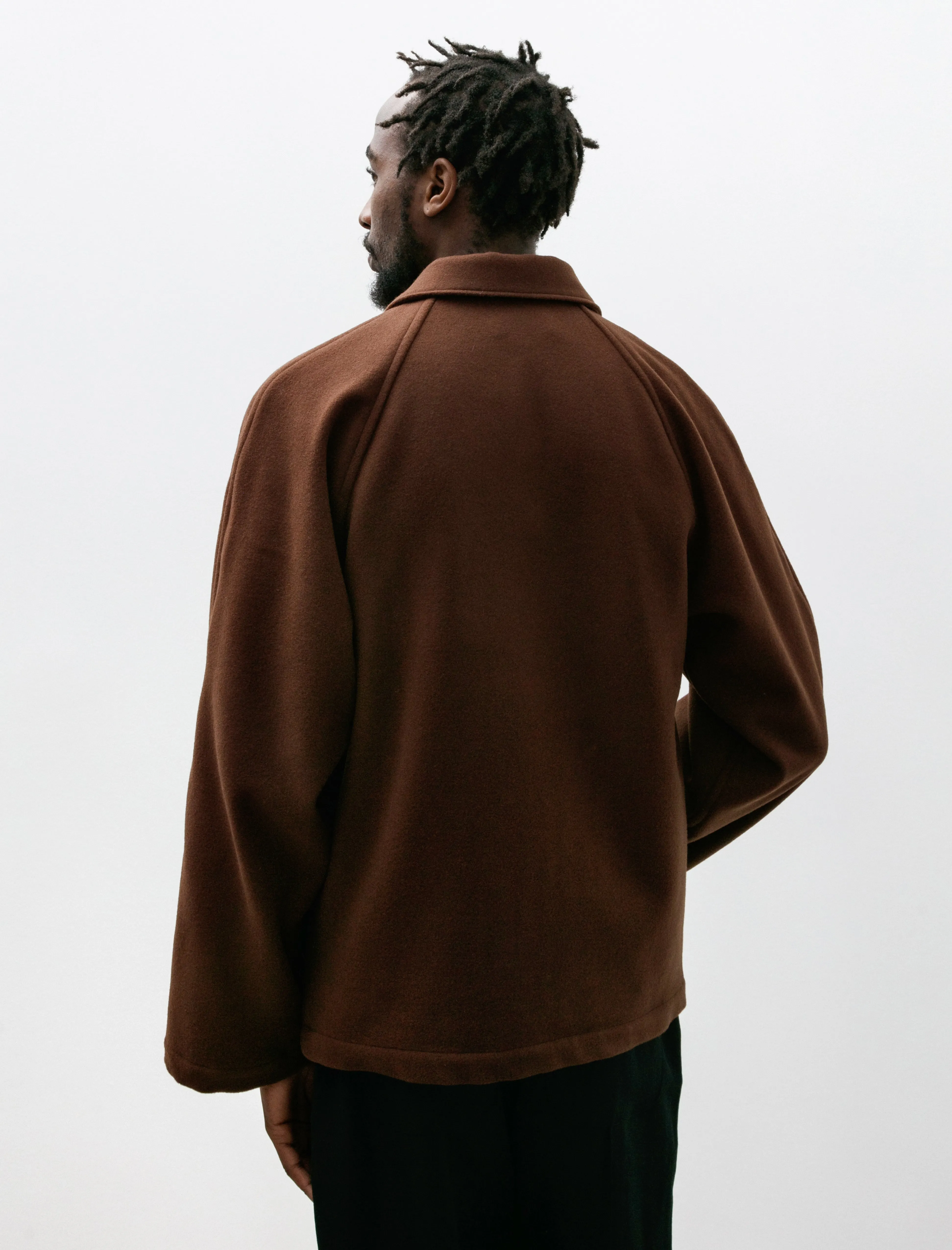 Rambler Coat Brown Wool Flannel