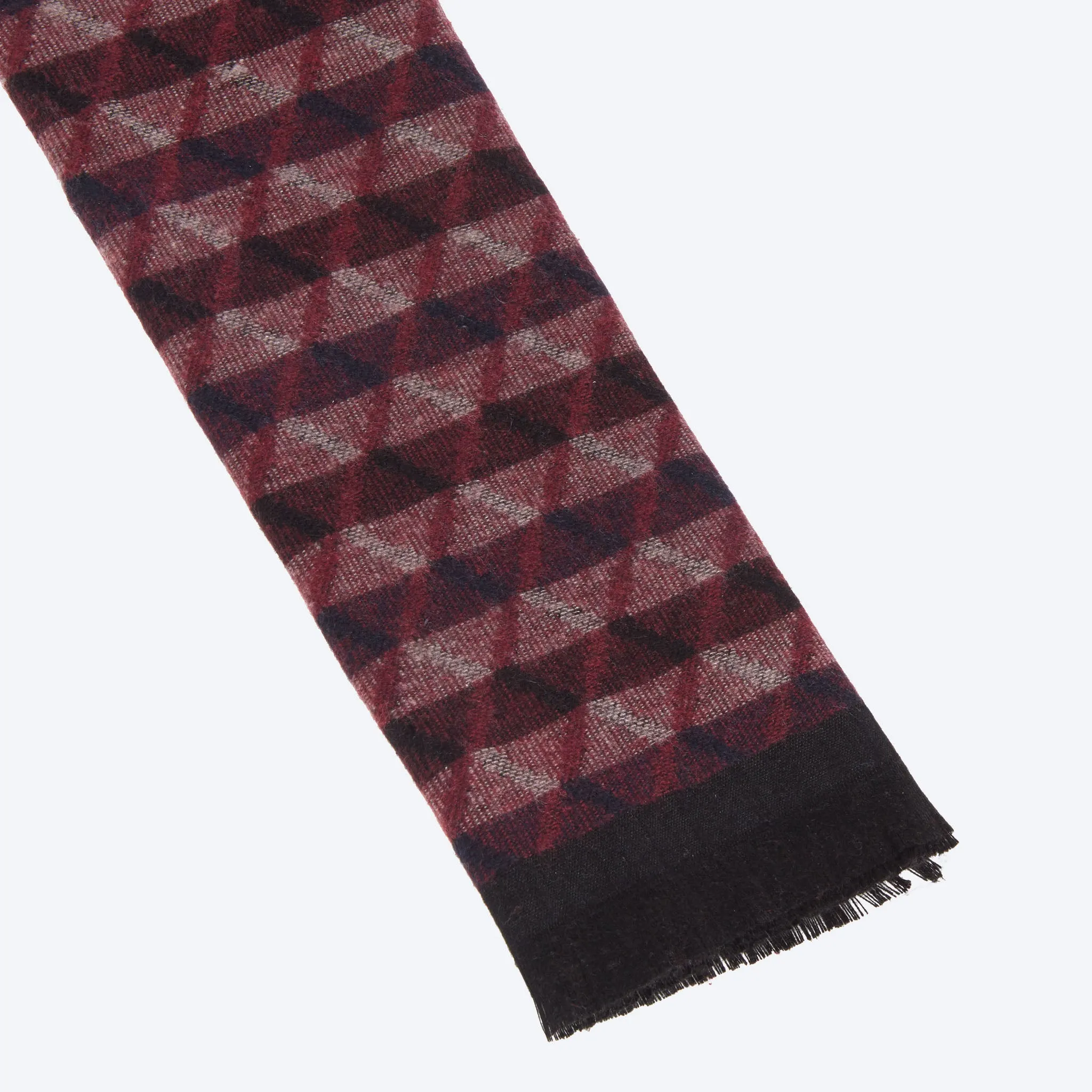 Red Black Pattern Scarf