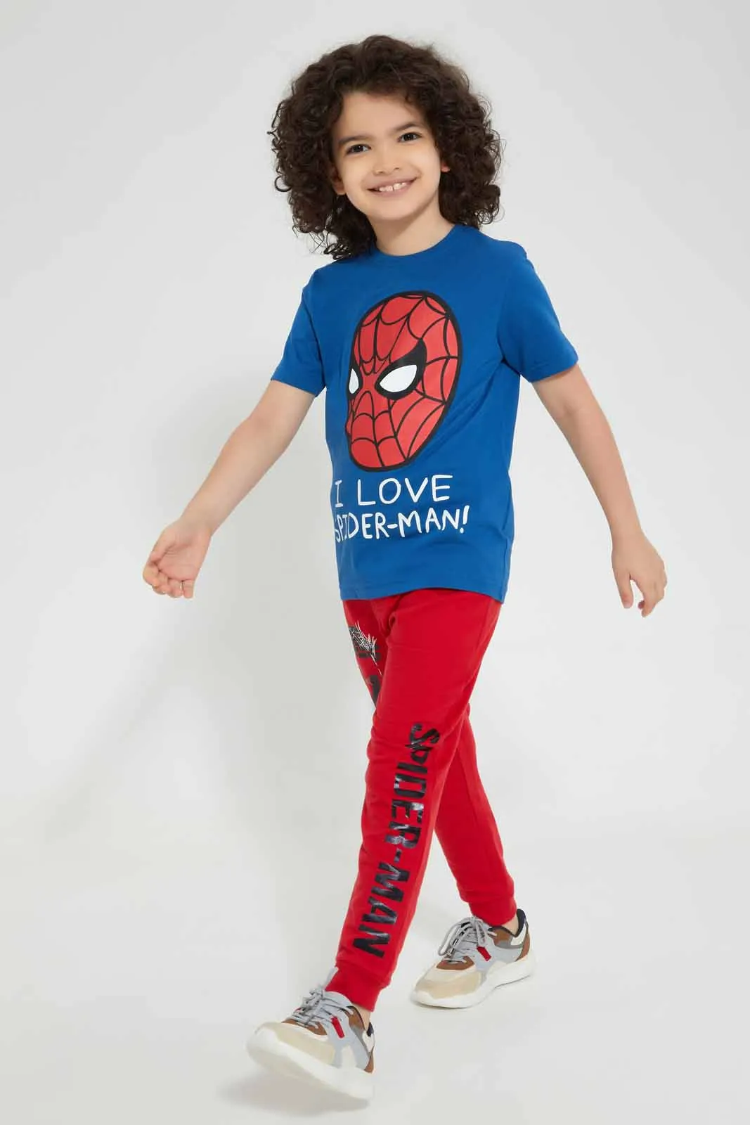 Red Spiderman Jogger