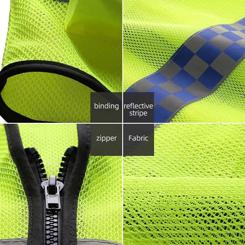 Reflective vest multi pockets for work police(MJ-S33)