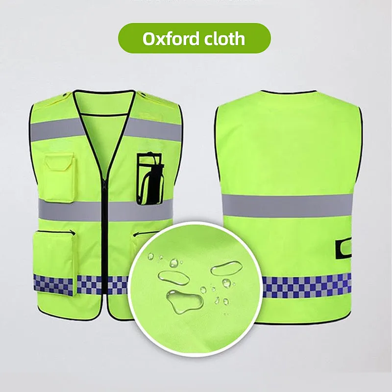 Reflective vest multi pockets for work police(MJ-S33)