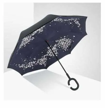 Reverse Folding Double Layer Umbrella