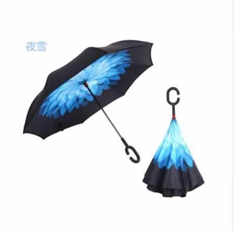 Reverse Folding Double Layer Umbrella