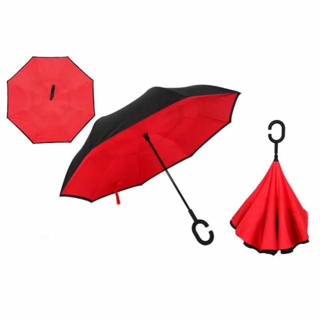 Reverse Folding Double Layer Umbrella