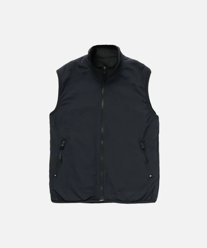 Reversible Fleece Vest | Black