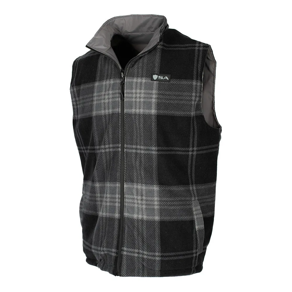 Reversible Vest | Lumberjack Grey | Grey