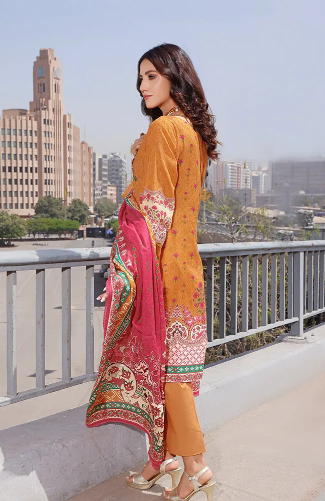 Rung Digital Embroidered Lawn Collection 2022 – RDEL-22-02