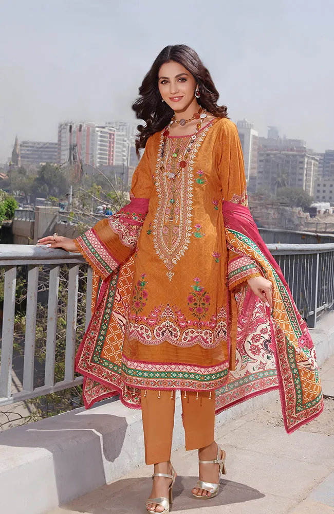 Rung Digital Embroidered Lawn Collection 2022 – RDEL-22-02