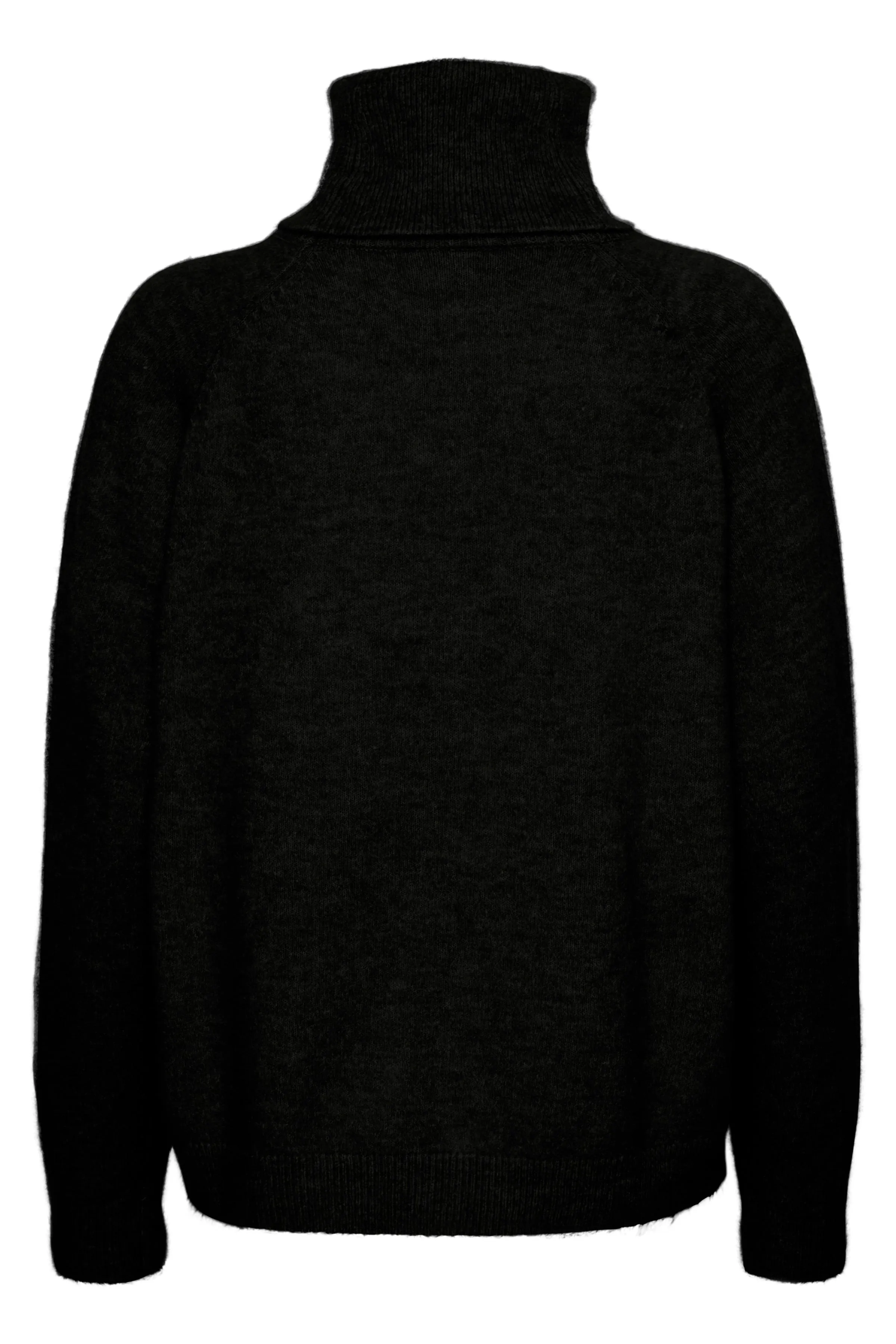 Saint Tropez Garbie Roll Neck Jumper - Black