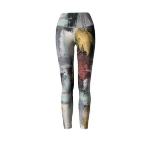 Sandstone Neutral Tones Print Leggings