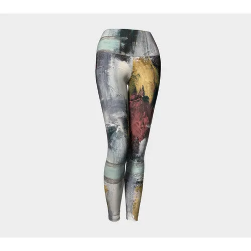 Sandstone Neutral Tones Print Leggings