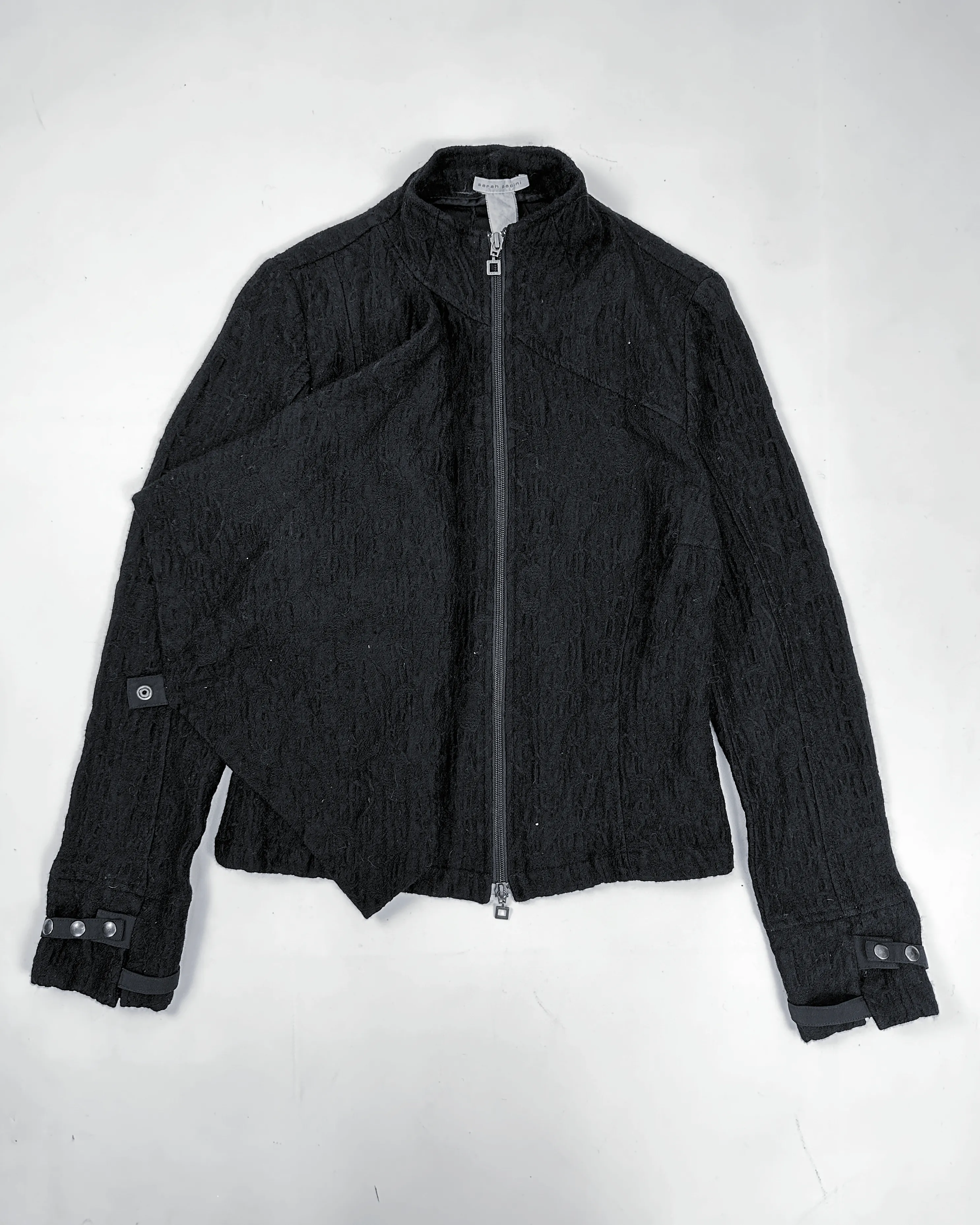 Sarah Pacini 2-Layer Wool Zip Up 1990's