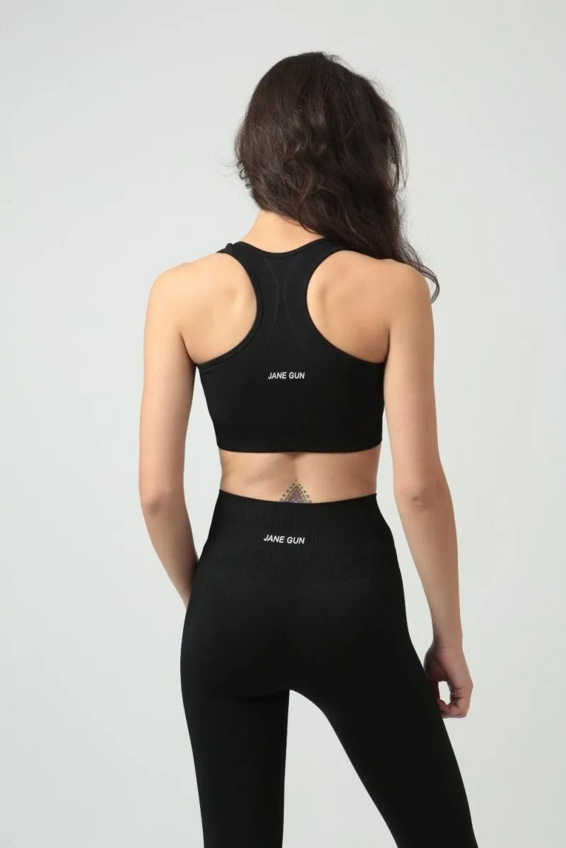 Seamless Leggings - High Waist - Black