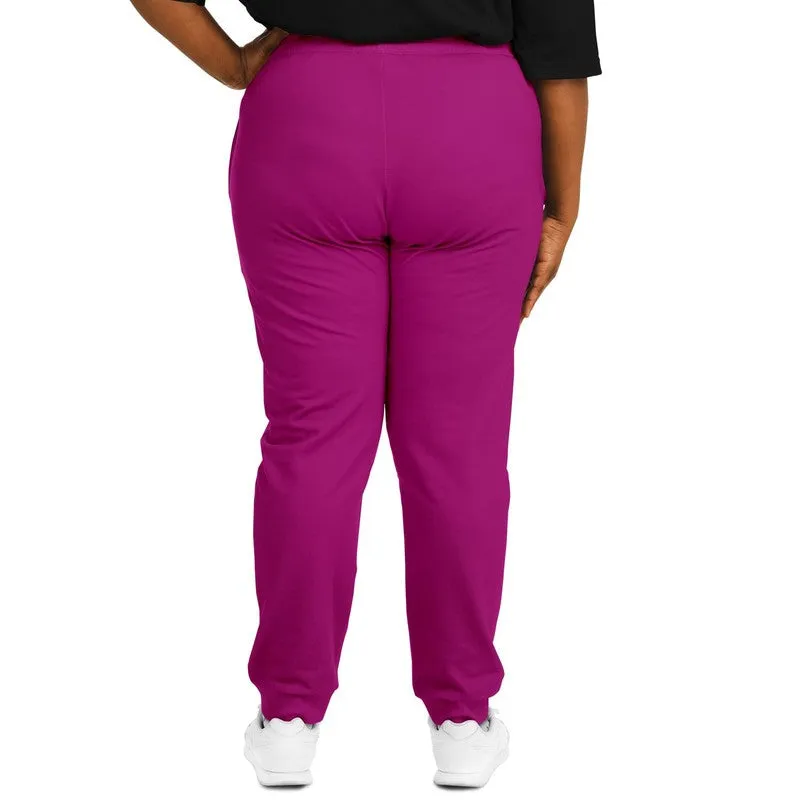 Shaded Magenta Joggers | Unisex | with PLUS sizes | C12M100Y0K30