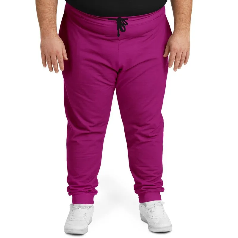 Shaded Magenta Joggers | Unisex | with PLUS sizes | C12M100Y0K30